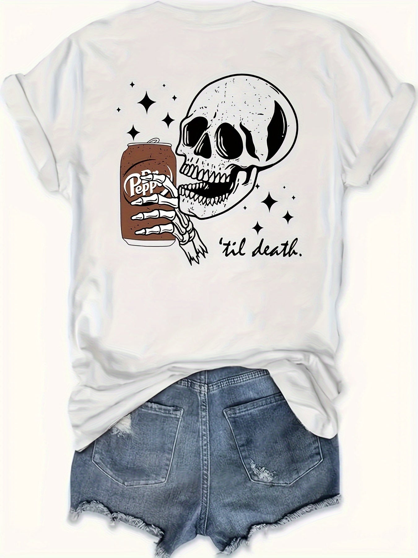 Skull Dr Pepper Tee