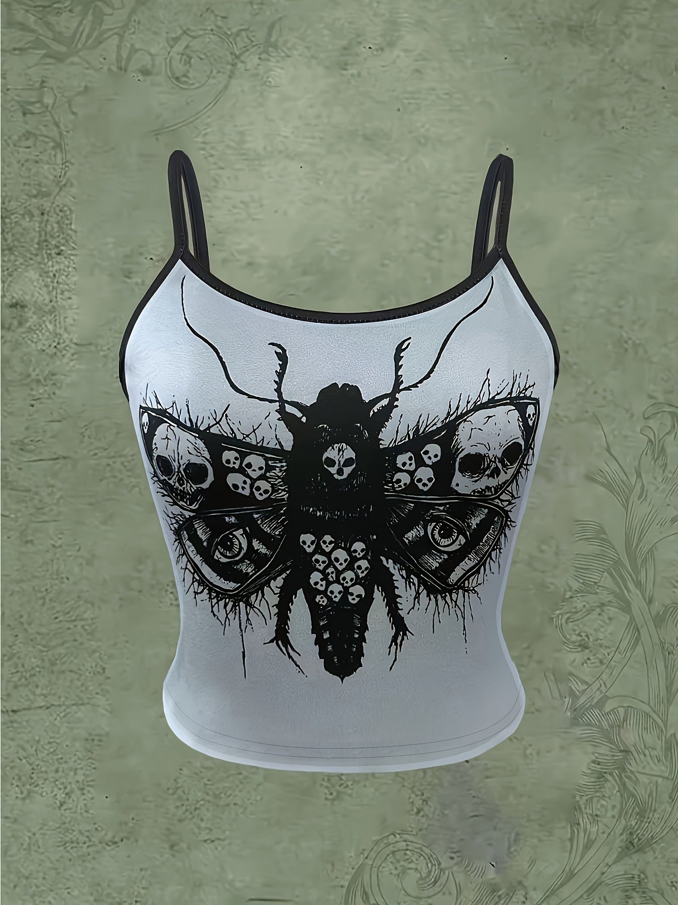 Skull Butterfly Casual Cami Top