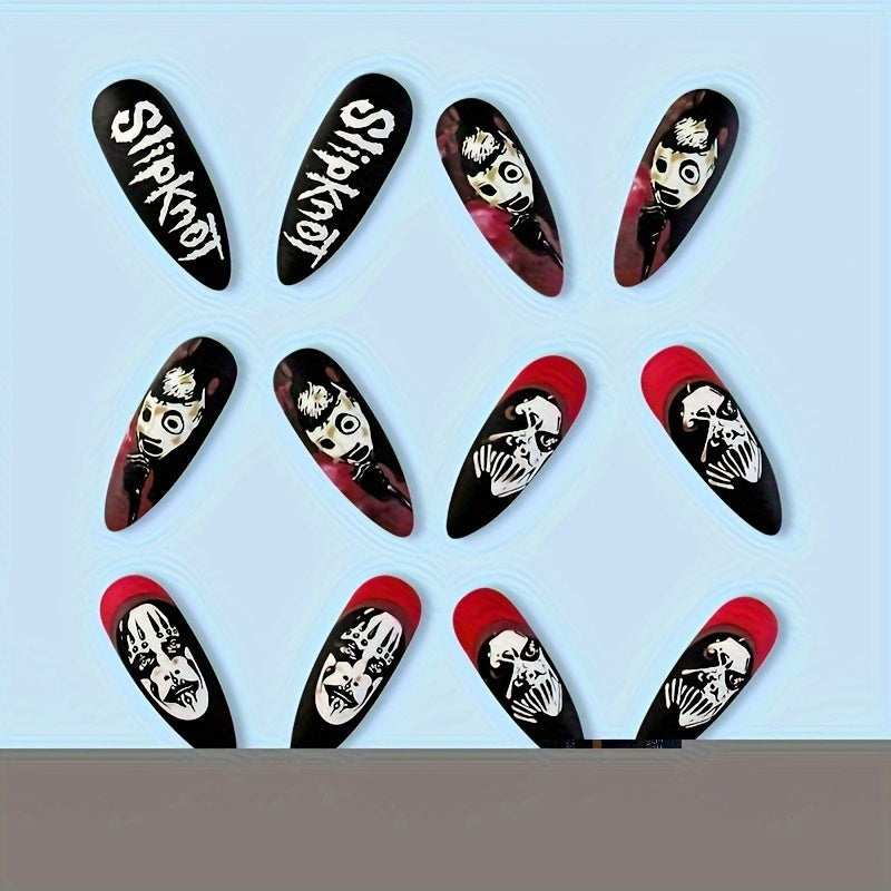 24pcs Slipknot Nail set