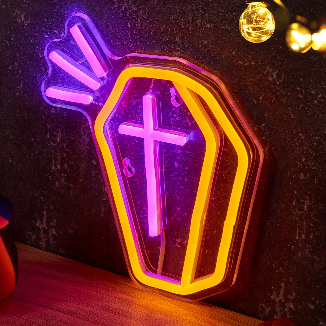 Tombstone Shape neon light