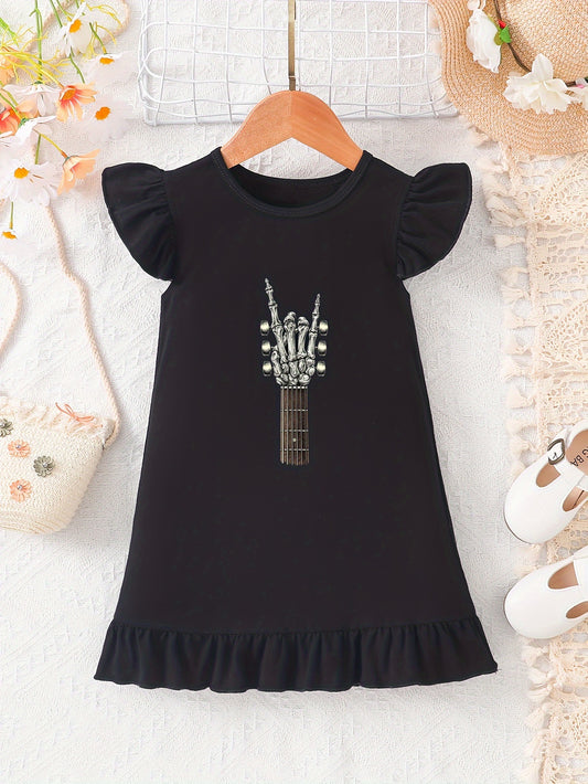 Toddler skull dress