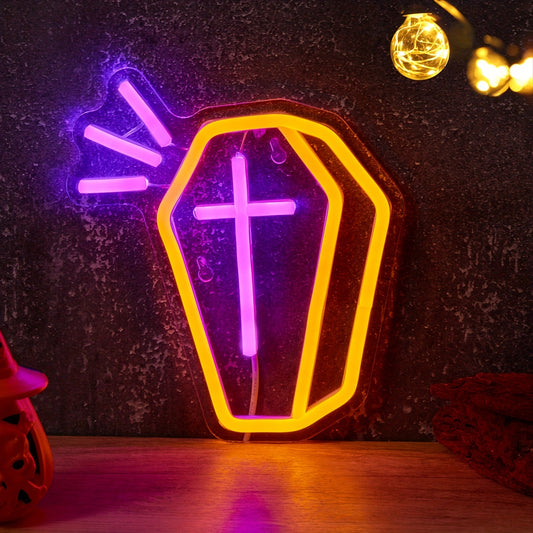 Tombstone Shape neon light