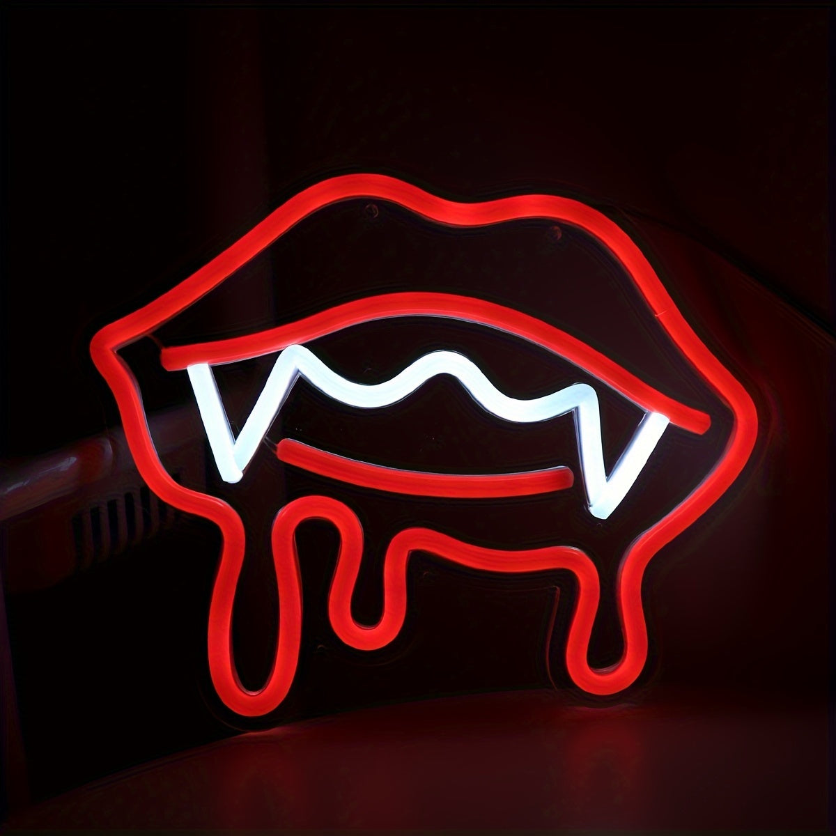 Vampire Lips Neon Sign