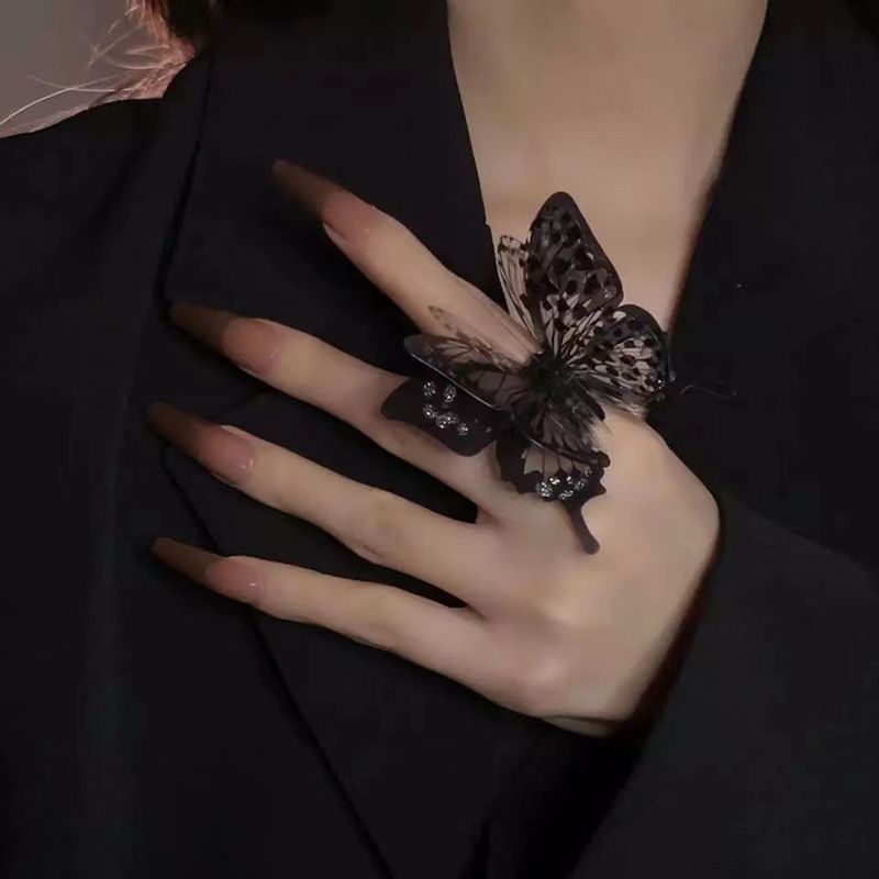 Dark Butterfly Ring