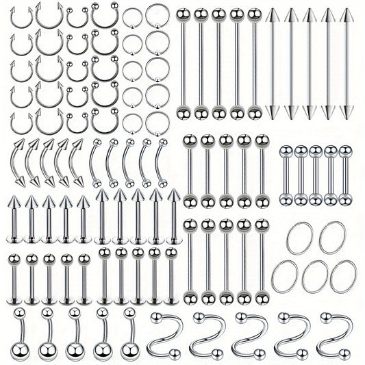 100pcs Stainless Steel Jewelry Set