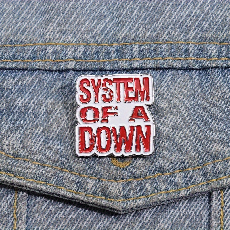 'System Of A Down' Enamel Pin