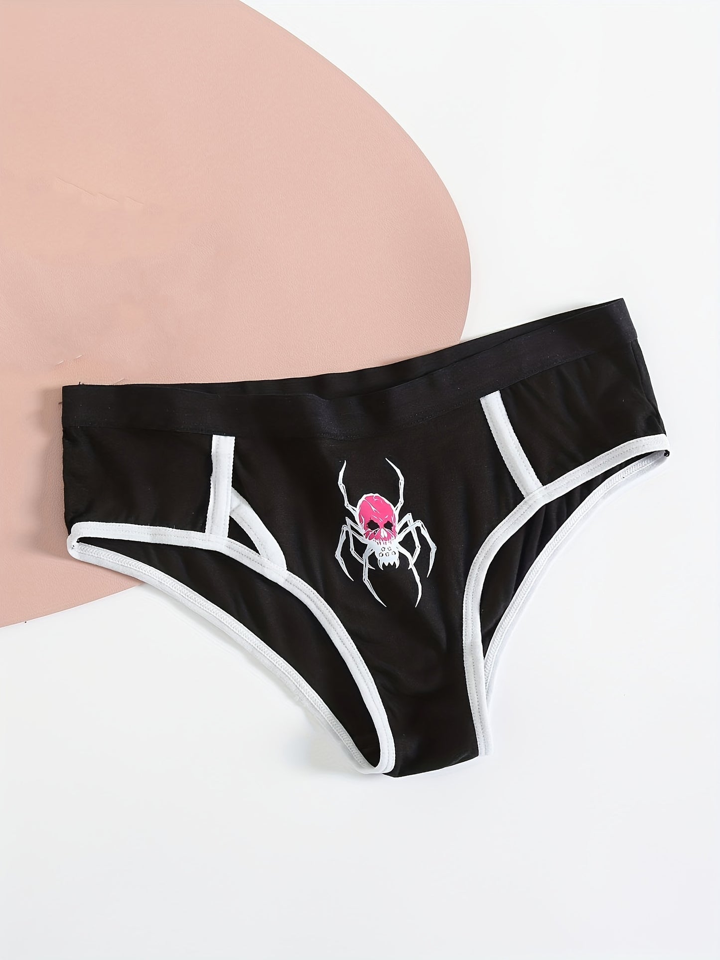 3pcs Punk Skull Pattern Briefs