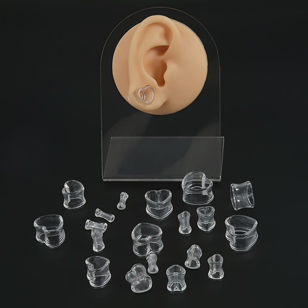 Acrylic Heart Shape Plugs