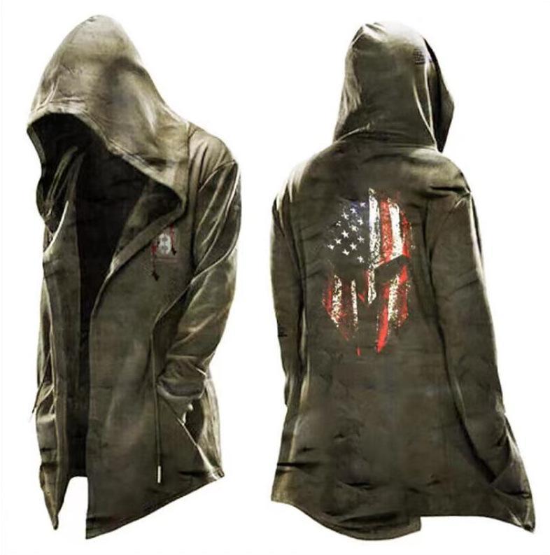 Men's hooded cloak