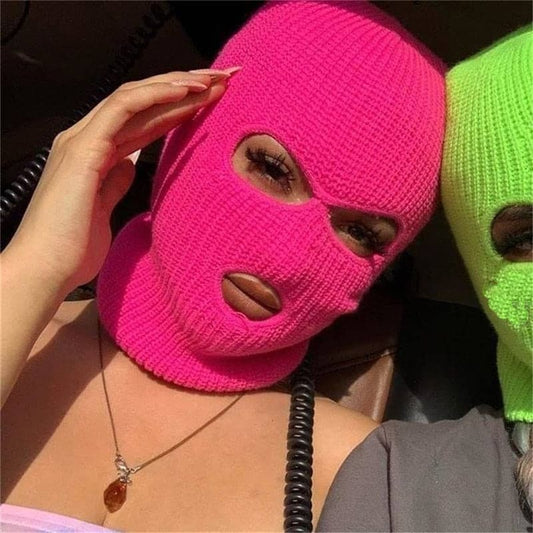 Y2K Iconic Knitted 3-Hole Ski Mask